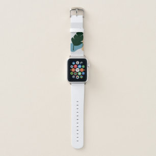 Botanical plant art apple watch band