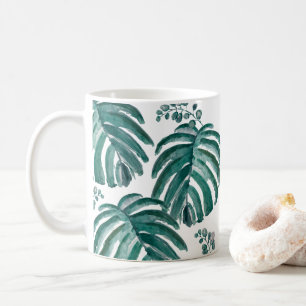 Botanical Plant Print Tropical Painting Coffee Mug