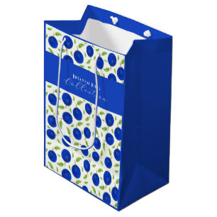 Botanical Plums Collection Ivory Medium Gift Bag