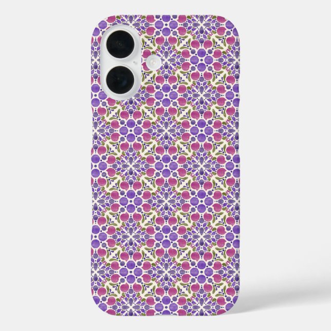 Botanical Pop - Berry Case-Mate iPhone Case (Back)