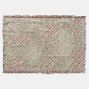 Botanical Pop - Forest Throw Blanket