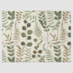 Botanical Pressed Leaves Pattern – Fern Print Tissue Paper
