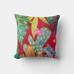 Botanical Print #11 1974 Throw Pillow