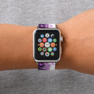 Botanical Purple Apple Watch Band