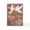 Botanical Red Peace on Earth | Dove Birds Floral
