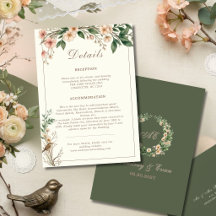 Botanical Romance Monogram Wedding Details