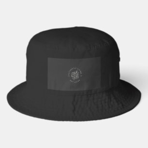 Botanical Rose Circle Logo Bucket Hat