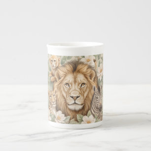 Botanical Safari Lion Coffee Mug