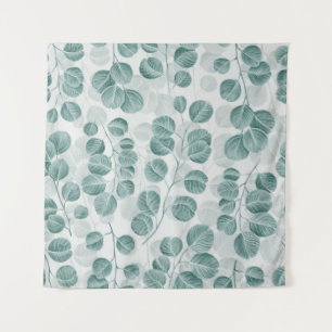 Botanical seamless pattern with vintage graphic si tapestry