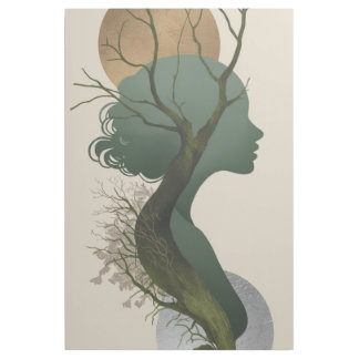 Botanical Silhouette Art” Gallery Wrap
