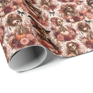 Botanical Skeleton Wrapping Paper