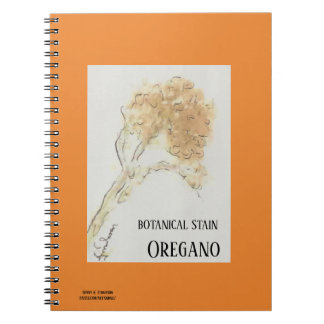 BOTANICAL STAIN OREGANO  NOTEBOOK