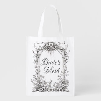 Botanical Storybook Reusable Grocery Bag