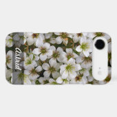 Botanical Sweet White Flowers Photo any Name Case-Mate Samsung Galaxy Case (Back (Horizontal))