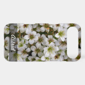 Botanical Sweet White Flowers Photo any Name Case-Mate Samsung Galaxy Case (Back (Horizontal))