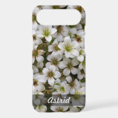 Botanical Sweet White Flowers Photo any Name Case-Mate Samsung Galaxy Case (Back)
