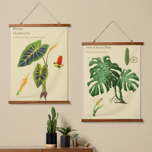 Botanical Tapestries - Monstera (Asymmetrical)