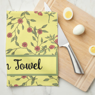  Botanical Template  Kitchen Towel