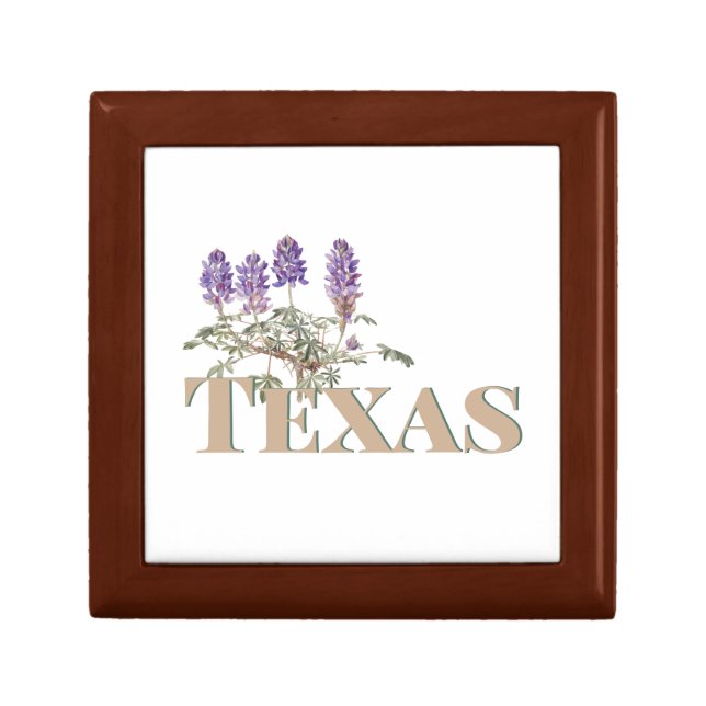 Botanical Texas Bluebonnet 2  Gift Box (Front)