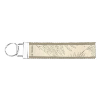 Botanical themed fern keychain