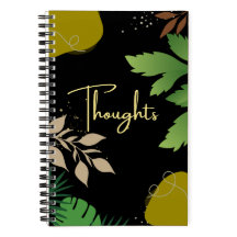 Botanical Thoughts Notebook | Leaf Journal