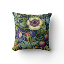 Botanical Throw Pillow - Passion