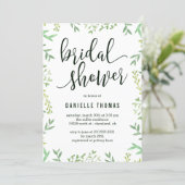 Botanical Touch Bridal Shower Invitation (Standing Front)