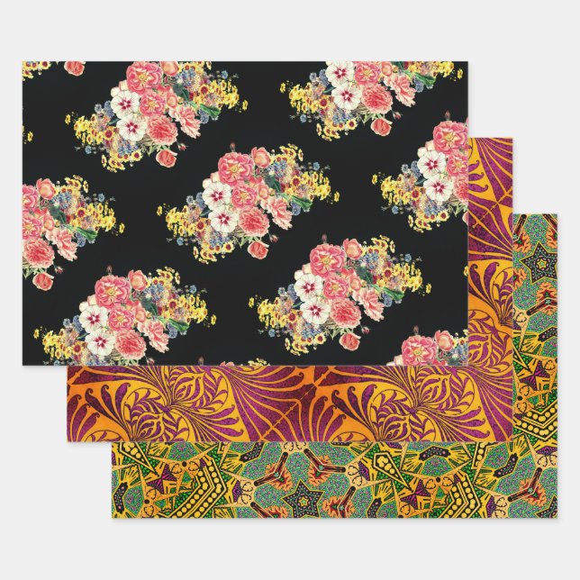 Botanical Treasures Set Wrapping Paper Sheets (Set)
