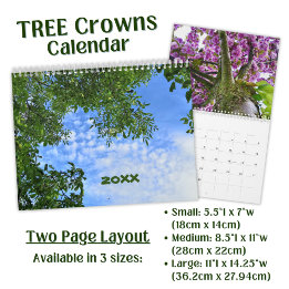 Botanical Tree Crown Photography  Calendar