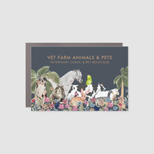 Botanical Tree Farm Animal Dog Bird Pet Car Magnet