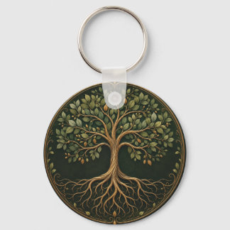 Botanical Tree, Tree of Life, Keychain