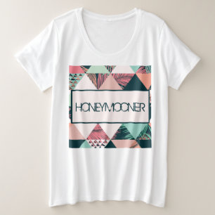 Botanical Triangles Plus Size T-Shirt