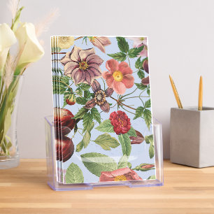 Botanical vintage design brochure