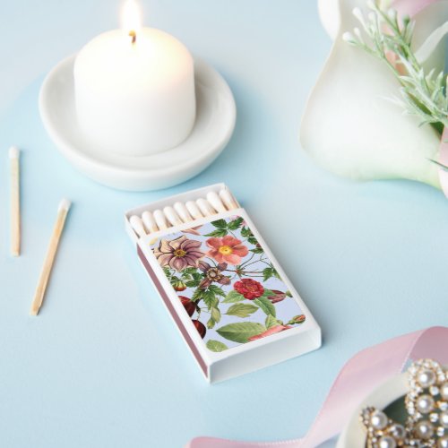 Botanical vintage design matchboxes