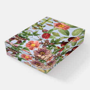 Botanical vintage design paperweight