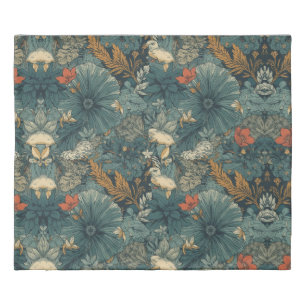 Botanical Vintage floral pattern design Duvet Cover