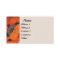 Botanical Vintage Poppy Floral Business Card