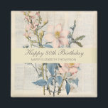 Botanical Vintaqe Wildflower 80th Birthday Magnet<br><div class="desc">She'll love this wildflower design for her big celebration.

Customization: 80th birthday,  or another milestone birthday.
                           Name of birthday celebrant</div>