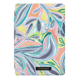 Botanical Watercolor Abstract Art iPad Cover