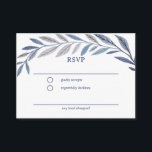 Botanical Watercolor CUSTOM Bar Bat Mitzvah RSVP Enclosure Card<br><div class="desc">Perfect enclosure card to announce a bat mitzvah, bar mitzvah or other Jewish celebration! Hand drawn delicate leaf trame art for you! FULLY CUSTOMIZABLE! Click on “Personalize” above to edit the text. Click "edit using design tool" to adjust the fonts, colors and placements. Delete the back side design if you...</div>