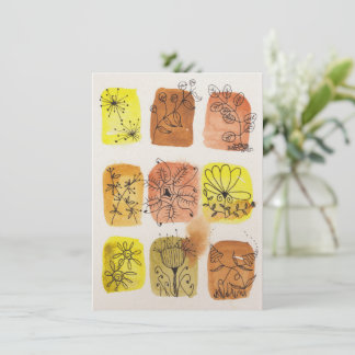 Botanical watercolor doodle all occasion