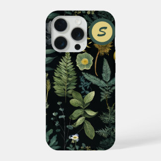 Botanical Watercolor Floral iPhone 15 Pro Case