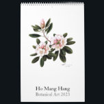 Botanical Watercolors Calendar 2022<br><div class="desc">Watercolors of Ho Mang Hang</div>