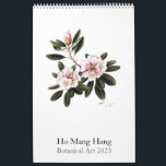 Botanical Watercolors Calendar 2022<br><div class="desc">Watercolors of Ho Mang Hang</div>