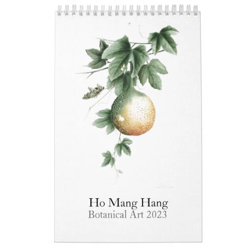 Botanical Watercolors Calendar 2023