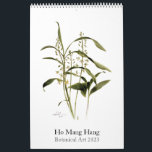 Botanical watercolors calendar Mang Hang Ho, 2023<br><div class="desc">Unique water color paintings of flowers.</div>