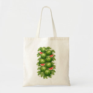 Botanical Watermelon Harvest Tote Bag