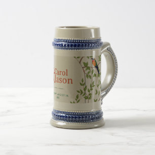 Botanical Wedding Personalised Mug – Custom Bride