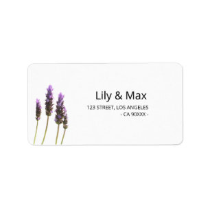 Botanical Wedding Return Address Labels