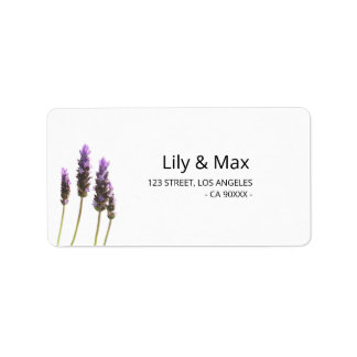Botanical Wedding Return Address Labels